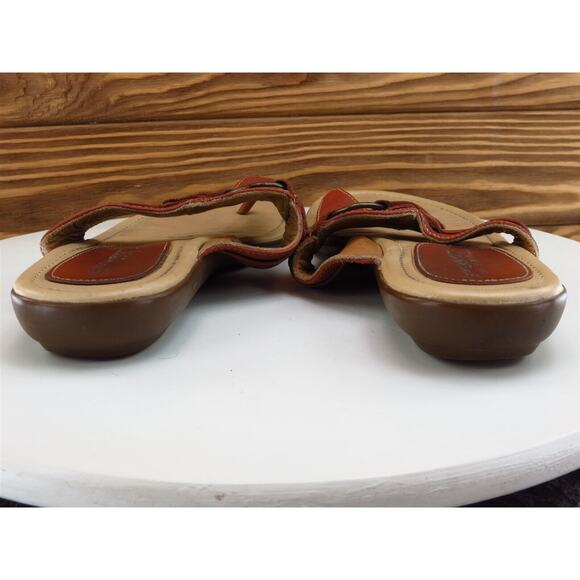 SPERRY Size 8 Sandal‎ Thong Brown Leather Women M - Picture 7 of 10